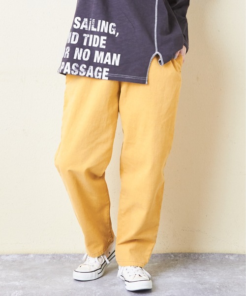 パンツ C CUBE SUGAR パンツ ピーチツイルワークパンツ レディース
