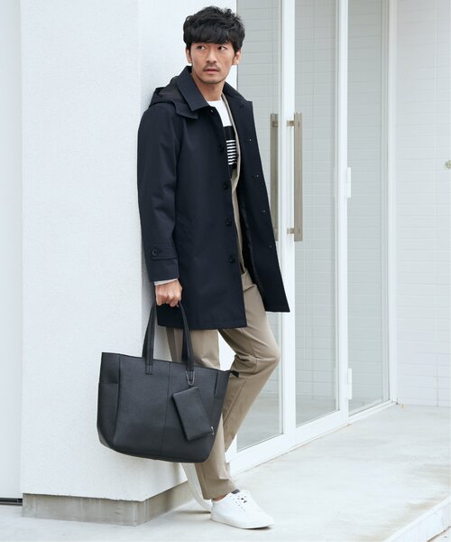 IKKA LOUNGE ステンカラーコート コート 「雑誌MonoMax4月号掲載」撥水