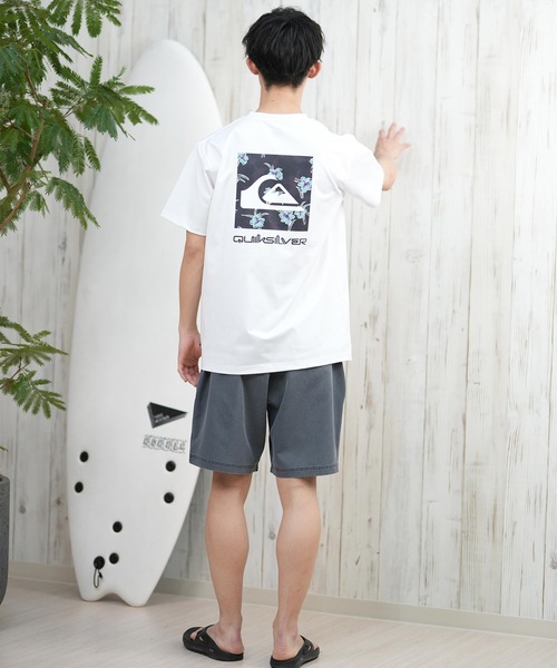 クイックシルバー Quiksilver 半袖ラッシュガード/Tシャツ XL Quiksilver ラッシュガード 「ムラサキスポーツ限定」QUIKSILVER
