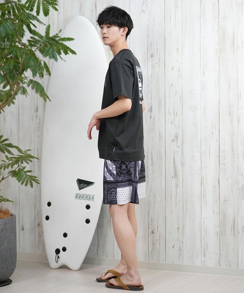 クイックシルバー Quiksilver 半袖ラッシュガード/Tシャツ XL Quiksilver ラッシュガード 「ムラサキスポーツ限定」QUIKSILVER