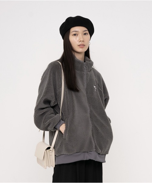 FILA（フィラ） ジップアップブルゾン M チャコール レディース