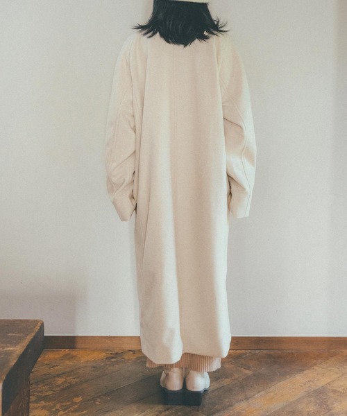 「Isn't She?」 チェスターコート FREE ブラック レディース_画像9