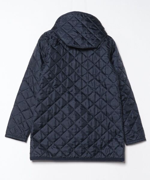 【希少】LAVENHAM ラベンハム ウールコート　キルティング　ネイビー　40 LAVENHAM（ラベンハム） キルティングコート 40 ネイビー レディース