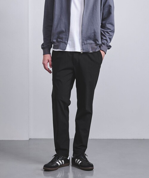 オークリ　ブラック　 スリムフィットパンツ D.HYGEN - Super Stretch Cotton Denim Hanging Pocket Cargo