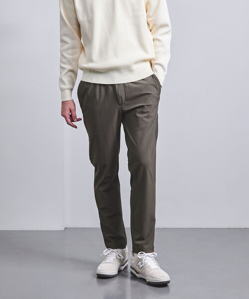 UNITED ARROWS パンツ オールギャザー スリム イージーパンツ