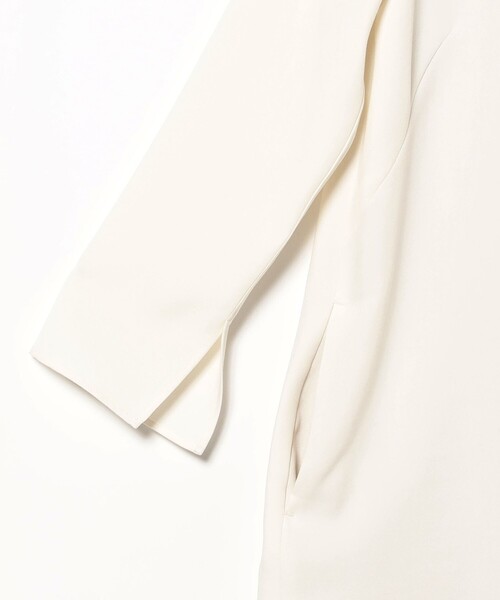 Demi-LuxeBEAMSヴィスコースバックタックロングスリーブ ワンピース Demi-Luxe BEAMS ワンピース ヴィスコース バックタック ロング
