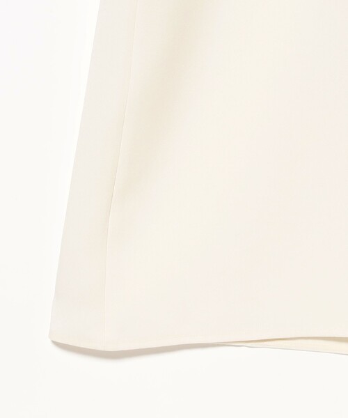 Demi-LuxeBEAMSヴィスコースバックタックロングスリーブ ワンピース Demi-Luxe BEAMS（デミルクス ビームス）ヴィスコース バック