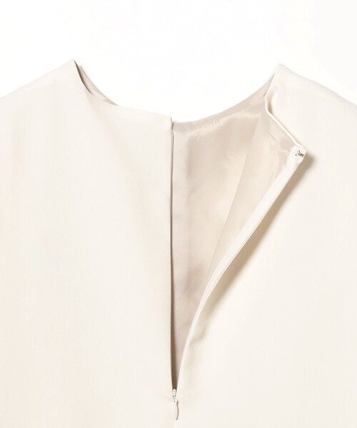 Demi-Luxe BEAMS ワンピース ヴィスコース バックタック ロング