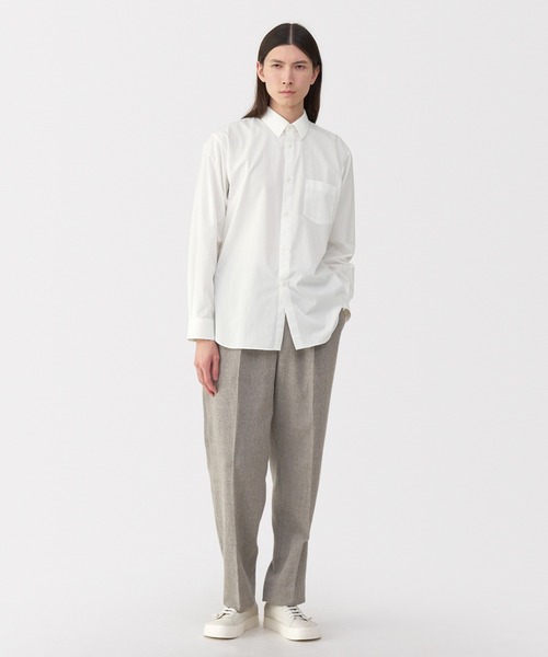 シャツ 「MUJI Labo」紳士 ポプリンレギュラーカラーシャツ