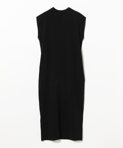 ATON エイトン　黒　ノースリーブワンピース　ロング　日本製　コットン HIGH TWIST WOOL | SLEEVELESS DRESS – ATON | エイトン