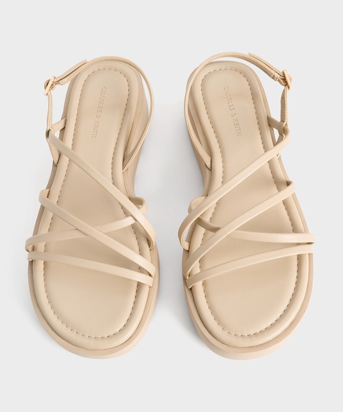 CHARLES ＆ KEITH サンダル アシメトリック ストラッピー