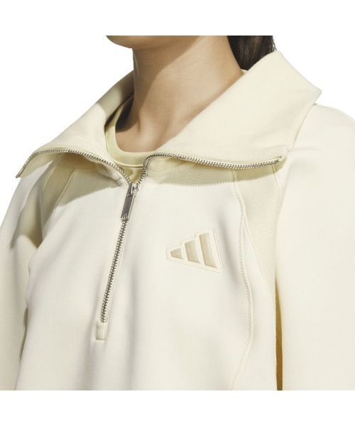 トレーナー スウェット アディダス adidas Lux AC スペーサー ハーフジップ スウェットシャツ レディース adidas トレーナー スウェット アディダス Lux AC スペーサー