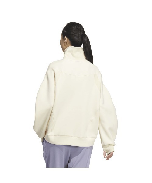 トレーナー スウェット アディダス adidas Lux AC スペーサー ハーフジップ スウェットシャツ レディース adidas トレーナー スウェット アディダス Lux AC スペーサー