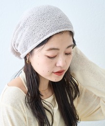 ニット帽 ニットキャップ 「2025年S/S新作」タックデザインメッシュビーニー レディース｜ZOZOTOWN Yahoo!店