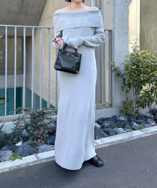 M-LINE ワンピース 「mline」オフショルワンピース : ZOZOTOWN