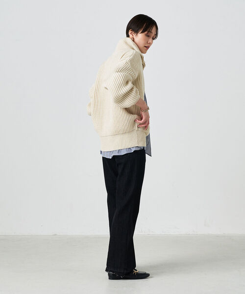 「NOLLEY'S」 「Oldderby Knitwear」長袖ニット FREE グレー レディース_画像7