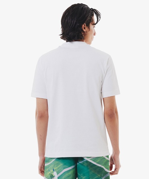 [LACOSTE] スポーツテイスト 半袖Tシャツ LACOSTE ラコステ 半袖Tシャツ メンズ アウトラインクロック