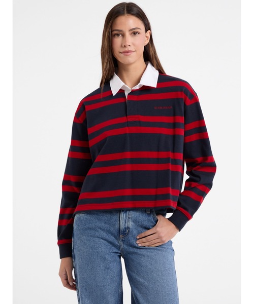 ⭐️試着のみ⭐️POLO JEANS/レディース　ポロシャツ　M スリム フィット ストレッチ ポロシャツ