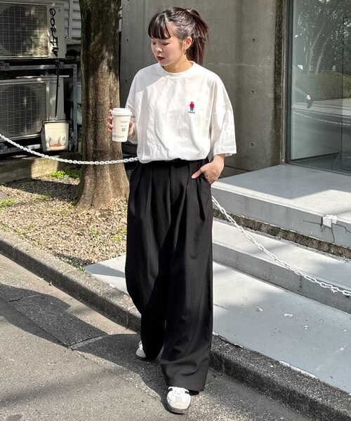 tシャツ 「ojisan」ユニセックスワンポイントサガラ刺繍半袖Tee メンズ レディース | CIAOPANIC TYPY | 10