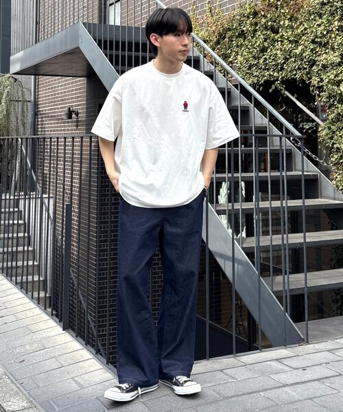tシャツ 「ojisan」ユニセックスワンポイントサガラ刺繍半袖Tee メンズ レディース | CIAOPANIC TYPY | 11