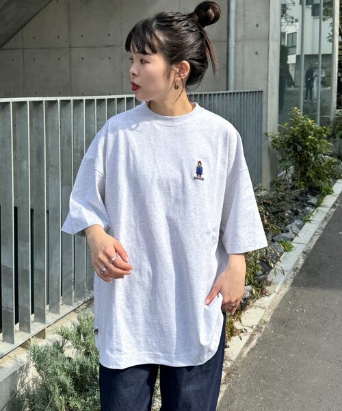 tシャツ 「ojisan」ユニセックスワンポイントサガラ刺繍半袖Tee メンズ レディース | CIAOPANIC TYPY | 12
