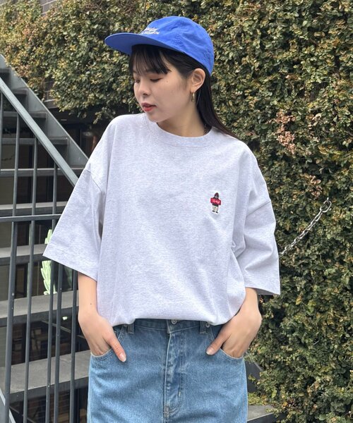 tシャツ 「ojisan」ユニセックスワンポイントサガラ刺繍半袖Tee メンズ レディース | CIAOPANIC TYPY | 20