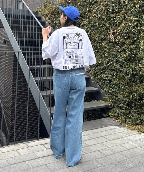 tシャツ 「ojisan」ユニセックスワンポイントサガラ刺繍半袖Tee メンズ レディース | CIAOPANIC TYPY | 21