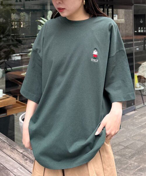 CIAOPANIC TYPY tシャツ 「ojisan」ユニセックスワンポイント