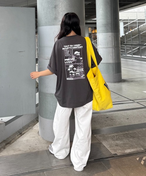 tシャツ 「ojisan」ユニセックスワンポイントサガラ刺繍半袖Tee メンズ レディース | CIAOPANIC TYPY | 25