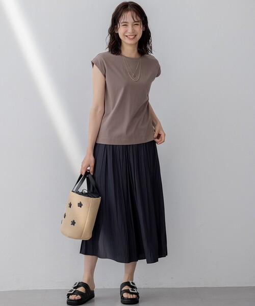 ワイドパンツ パンツ ギャザーライトデシン レディース : ZOZOTOWN