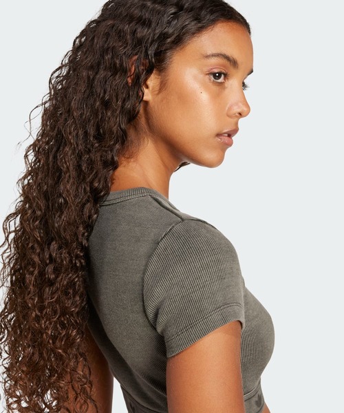まとめ買い　adidas Originalsリブ半袖トップ adidas tシャツ リブ半袖トップ / アディダスオリジナルス