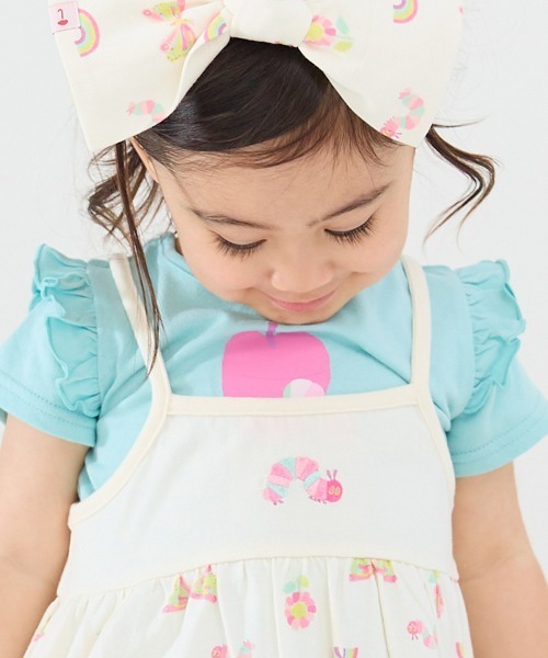 ワンピース 「ERIC CARLE X moimoln」GIRLSモノグラムTシャツ 