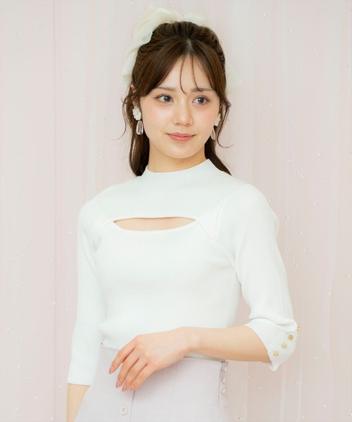 WILLSELECTION ニット WILLSELECTION（ウィルセレクション） ニット セーター リボンレース