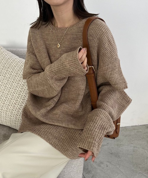 CAPRICIEUX LE'MAGE（カプリシューレマージュ） 長袖ニット FREE