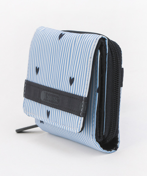 レスポートサック　財布　フレッシュブラックハーツ LeSportsac 財布 REESE WALLET フレッシュブラックハーツ