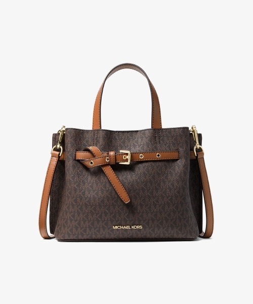 MICHAEL KORS ブラウン2WAYバッグ 中古・古着通販】MICHAEL KORS (マイケルコース) 2WAYバッグ