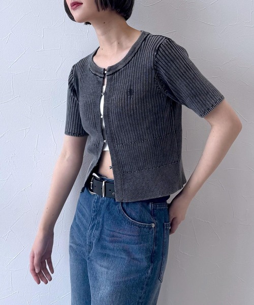 PAGEBOY（ページボーイ） ニット セーター ピグメントホックリブニット