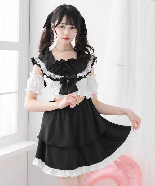 夢展望 DearMyLove クロミ セーラー水着 ブラック Lサイズ 新品 海外発送不可】クロミセーラー水着 – レディースファッション