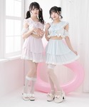 水着 ときめきハートレースフリルセーラー水着 ...の詳細画像1