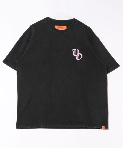 tシャツ 「UNIVERSAL OVERALL」LGBCPTT CHEMCIALWASH U2523211 レディース UNIVERSAL OVERALL tシャツ 「別注」UNIVERSAL / ロゴTシャツ