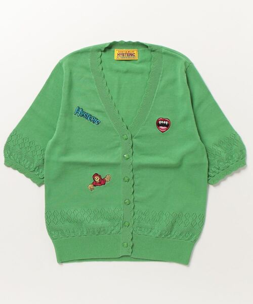 HYSTERIC GLAMOUR 「HYSTERIC GLAMOUR」 ニットカーディガン