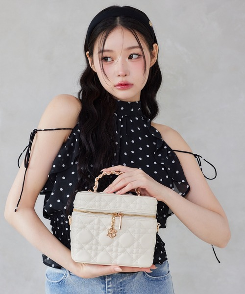 NICE CLAUP キルティング　 オリジナルバニティミニショルダーバッグ one after another NICE CLAUP/【one after another