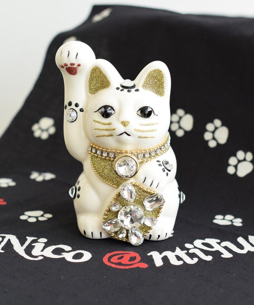 【保管品】伊万里　猫　ネコ　ねこ　置物　子猫　仔猫　にゃんこ　ぬっこ　インテリア utatane インテリア 招き猫 ニコアンティーク×ご縁猫 ねこ球太郎