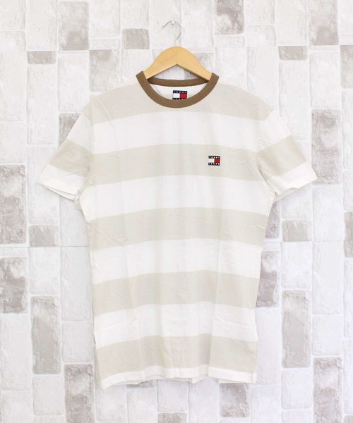 トミー ヒルフィガー TJMボールドボーダーリンガーネックTシャツ TOMMY HILFIGER tシャツ TJM ボールドボーダーリンガーネックT