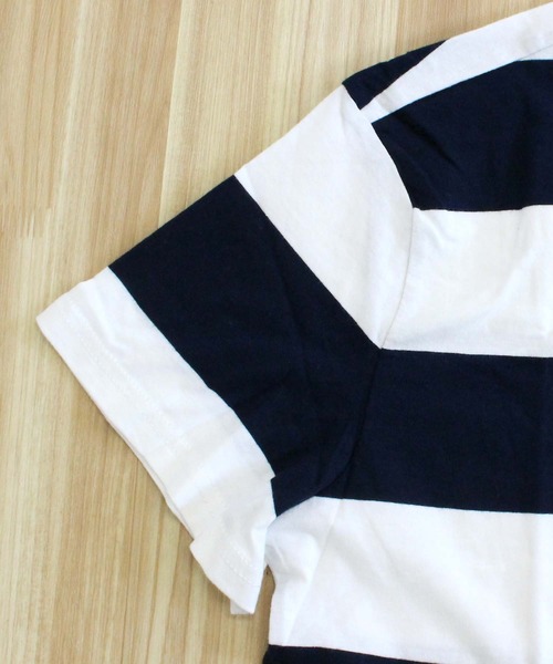 TOMMY HILFIGER tシャツ TJM ボールドボーダーリンガーネックT