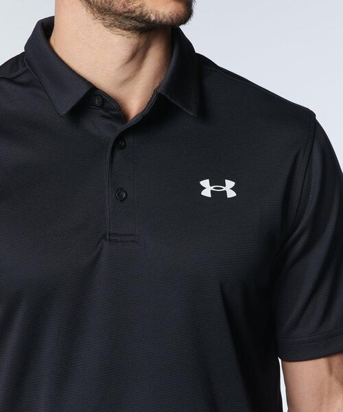 【大きいサイズ】 UNDER ARMOUR ブラック ポロシャツ（半袖） UNDER ARMOUR 「UNDER ARMOUR」 半袖ポロシャツ X-LARGE