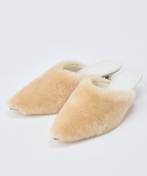 Whim Gazette（ウィム ガゼット） サンダル 「Hoaw.」ムートンミュール