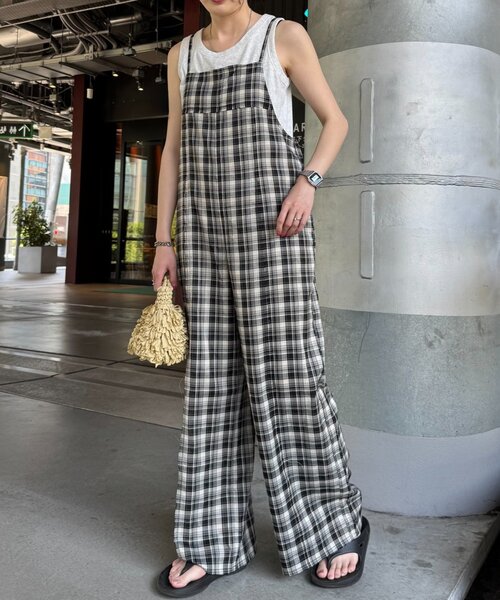 再お値下げ❗️美品　セルリ　グレー サロペットワイドパンツ 再お値下げ❗️美品 セルリ グレー サロペットワイドパンツ 再お値下げ