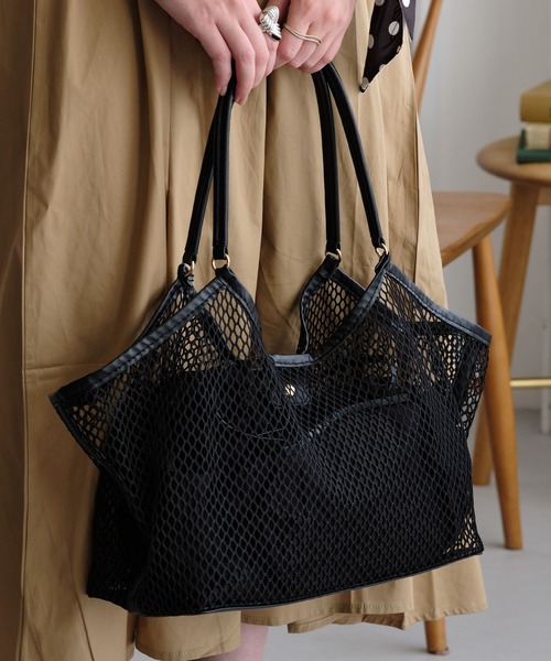 ZAKKA-BOX（ザッカボックス） トートバッグ メッシュトートバッグ