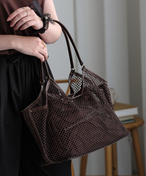 ZAKKA-BOX（ザッカボックス） トートバッグ メッシュトートバッグ